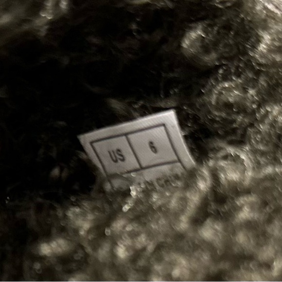 UBFEN Slippers Memory Foam Orthotic Fuzzy Slip On Open Toe Sz 6 - Picture 10 of 10